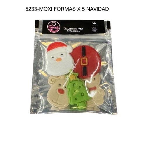 Producto - Formas Navidad x5 piezas