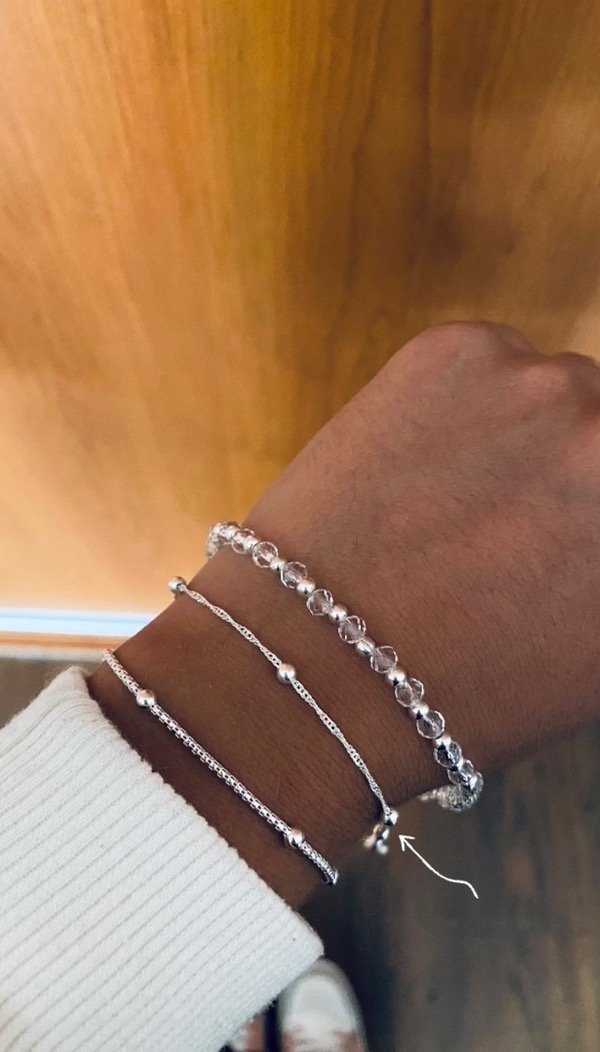 Producto - Pulsera Singapur con bolitas P925