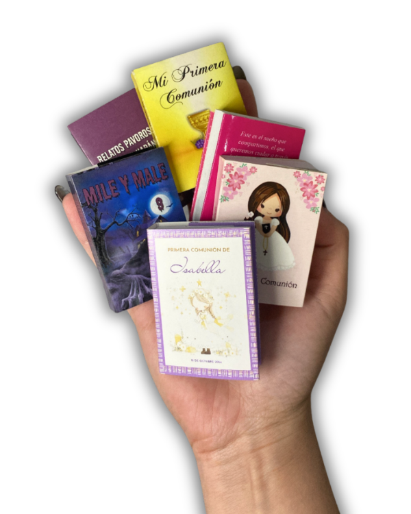 Producto - Minilibros Personalizados 5,5x4cm, Souvenir