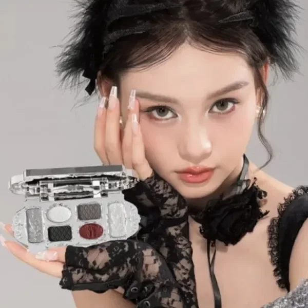 Producto - Flower Knows 6 Shade Eyeshadow Palette - #02 Black Swan