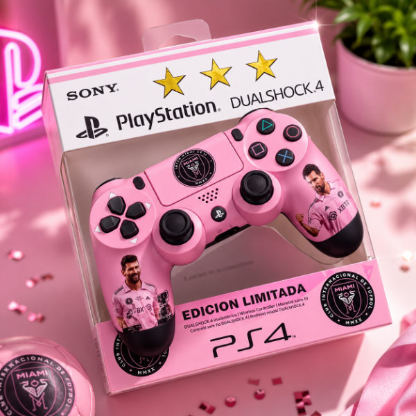 Producto - JOYSTICK PS4 SONY DUALSHOCK 4 EDICION INTER MIAMI ROSA