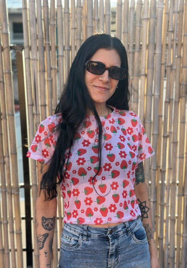 Producto - Crop Top Microtul Frutillita - 0