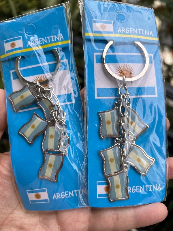 Producto - 2 llaveros de argentina banderitas