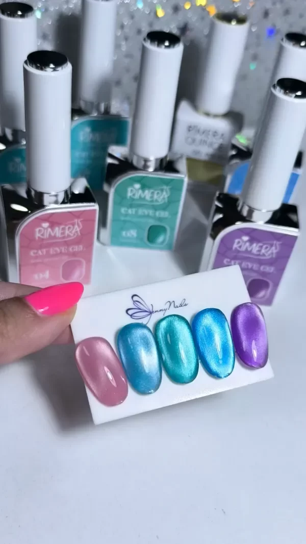 Producto - Ojo de Gato Rimera Quince Semipermanentes Esmaltes Cat Eye