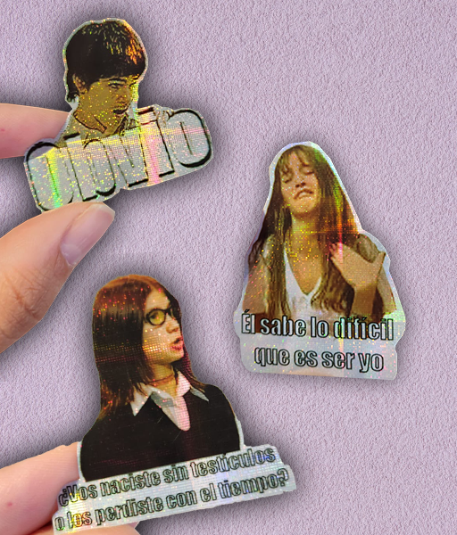 Producto - STICKERS HOLOGRÁFICOS - ERREWAY -  MEMES
