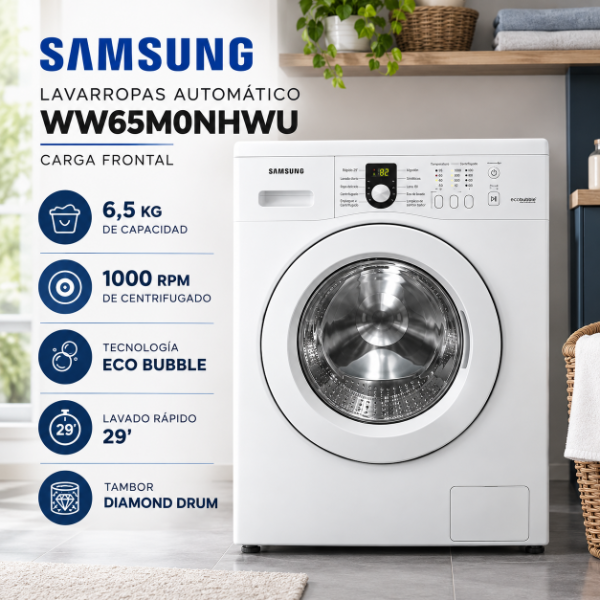 Producto - LAVARROPAS SAMSUNG 6.5KG 1000RPM