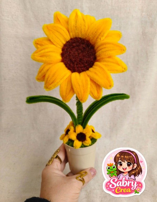 Producto - Macetita con girasol