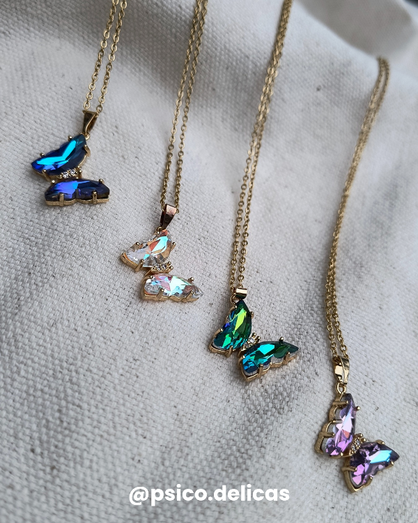 Producto - Collares Mariposas Holo