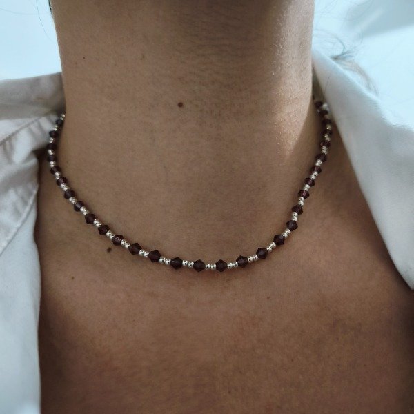 Producto - Chocker cristal de roca (#250)