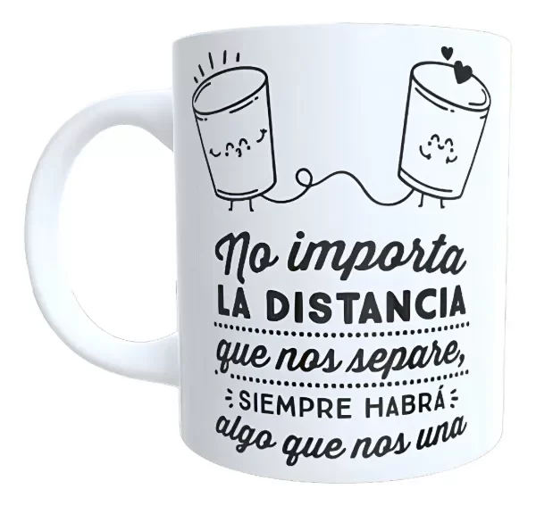 Producto - Taza - dia del amigo 50 no importa la distancia que nos separe