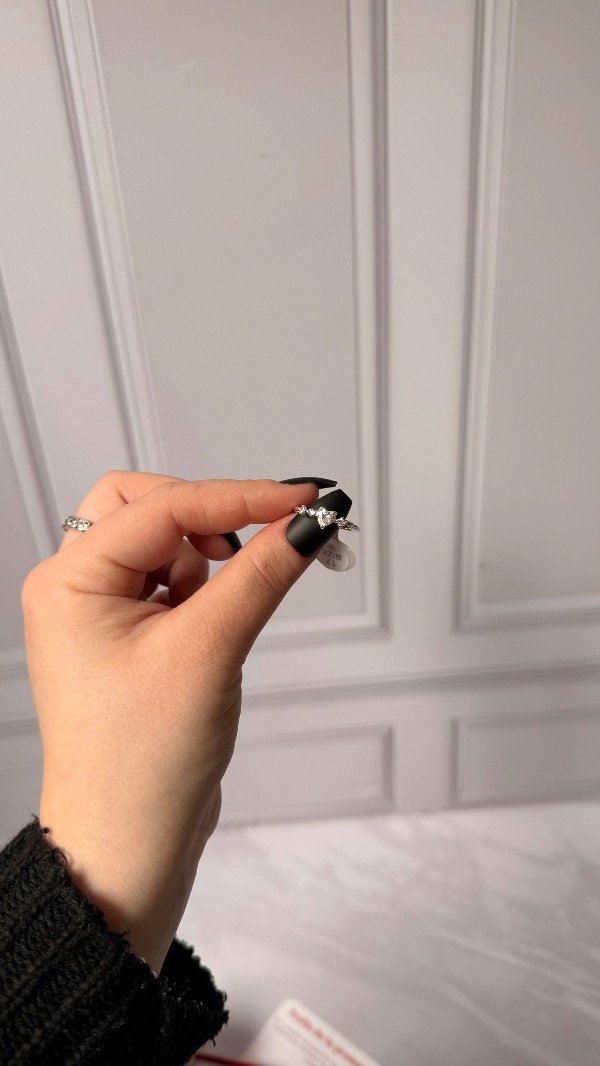 Producto - Caja de anillos de la promesa - alianza y anillo corazón con cubic - 2