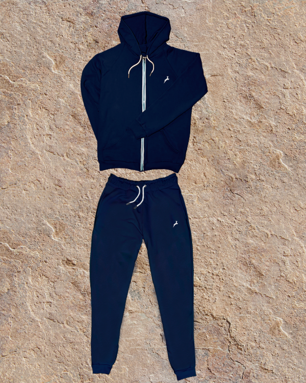 Producto - Conjunto Jogging Liso Algodón Azul
