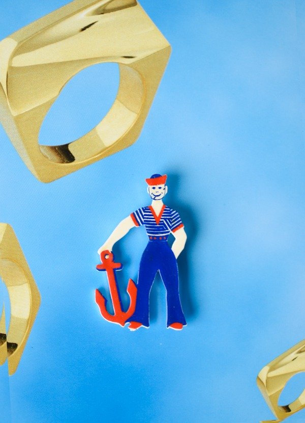 Producto - Broche Marinero vintage - 0