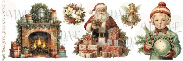 Producto - TRANSFER STICK NAVIDAD VINTAGE 02