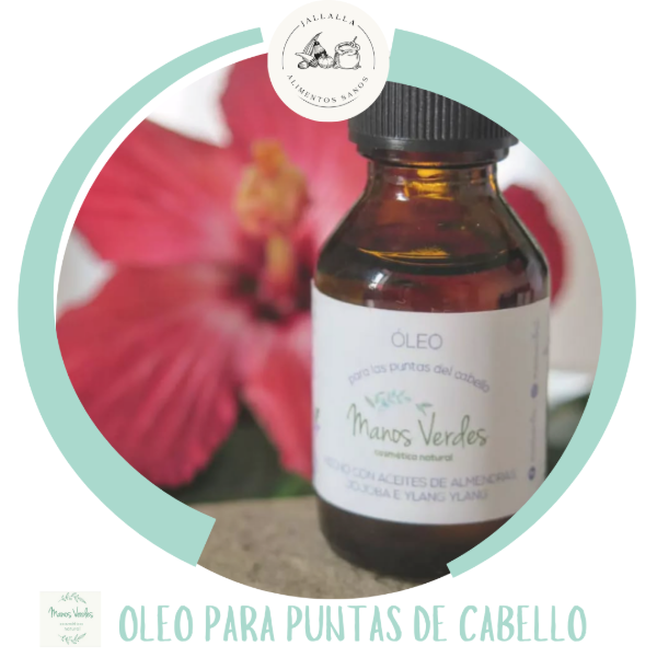 Producto - Óleo natural para puntas de cabello x 15ml de Manos Verdes