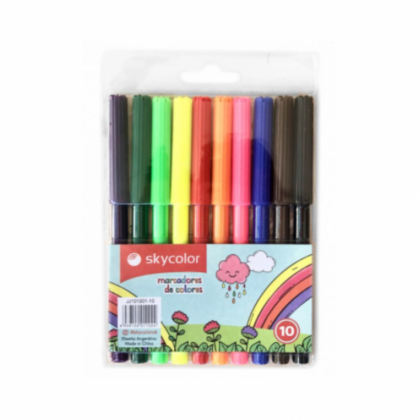 Producto - Marcadores SKYCOLOR x10u