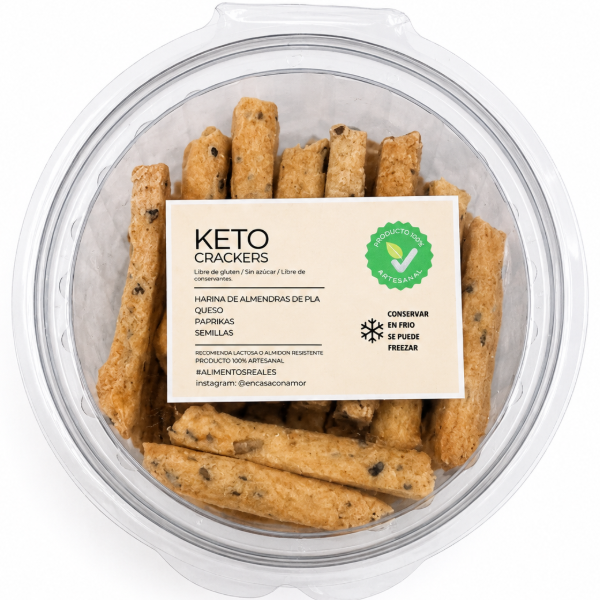 Producto - CRACKERS KETO EN CASA CON AMOR