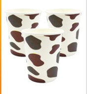 Producto - Vasos polipapel 250ml manchas x10u