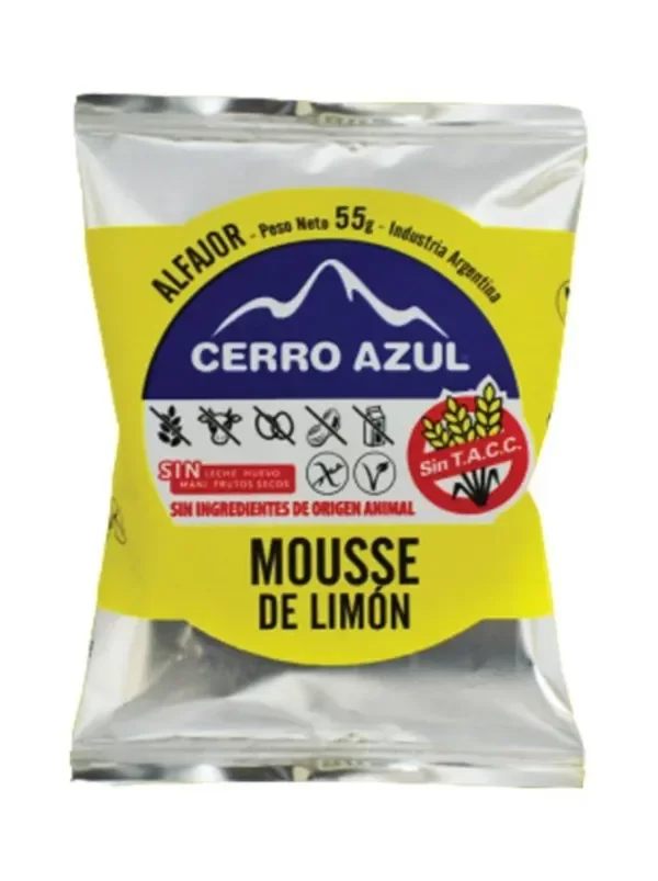 Producto - Alfajor de limon 55gr CERRO AZUL