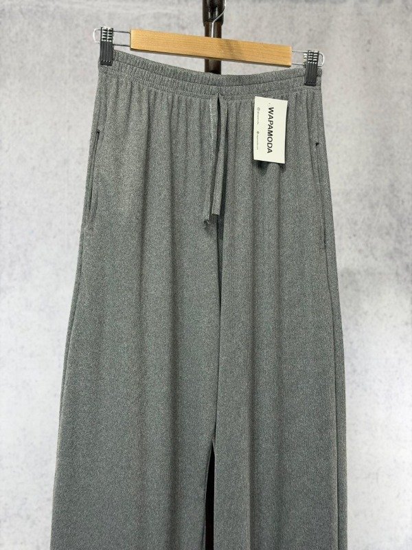 Producto - PANTALON VECHIA GRIS PALAZO MORLEY ELASTIZADO - 1