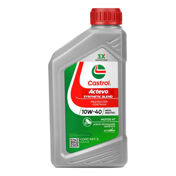 Producto - ACEITE CASTROL ACTEVO 4T SEMISINTETICO PART SYN 10W40 - 0