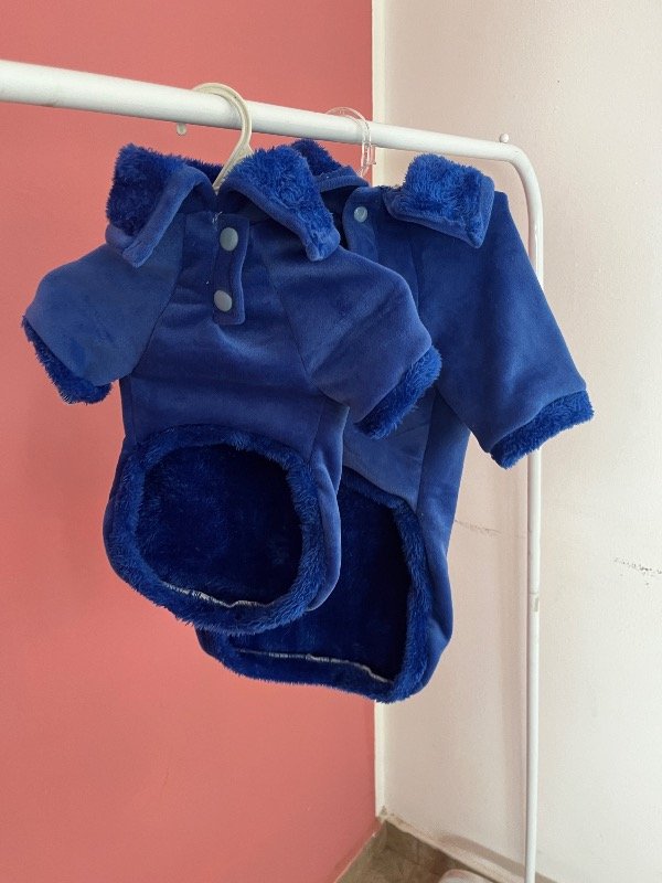 Producto - Buzo polar soft con piel azul