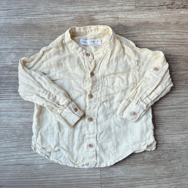 Producto - Camisa Zara Natural 12M