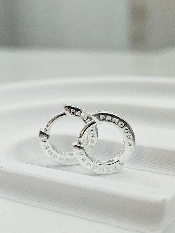 Producto - Aros Esenciales Pavé Plata 925- 10 mm