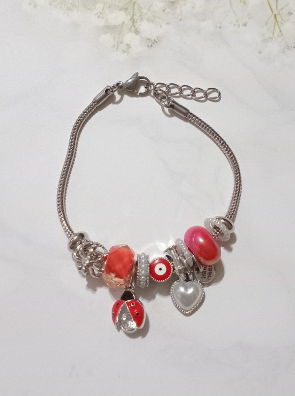 Producto - Pulsera multidijes roja