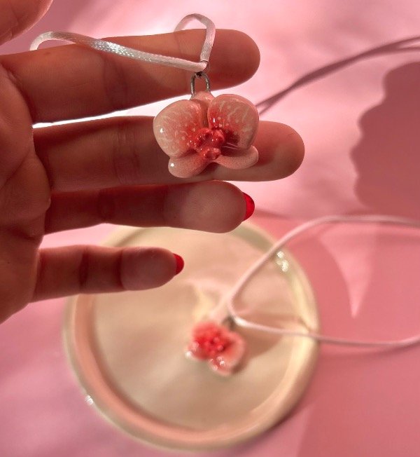 Producto - Mini Orquídea Rosa y Rojo