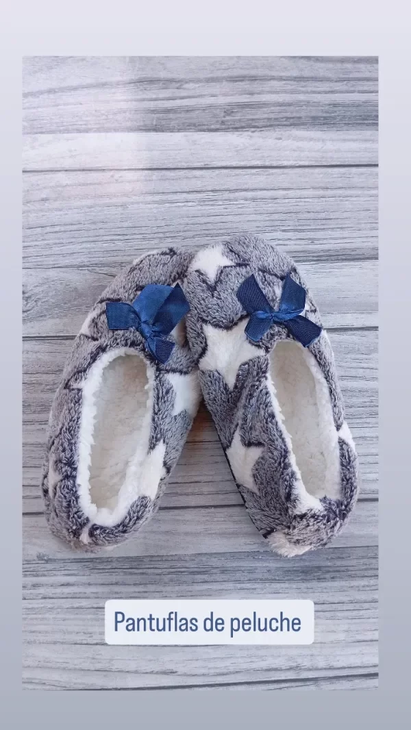 Producto - PANTUFLAS CON PELUDITO ADENTRO
