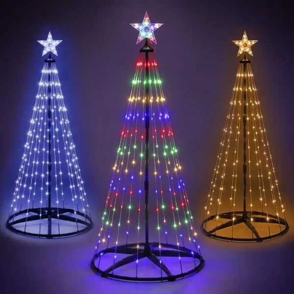 Producto - HCP183 ARBOL NAVIDEÑO 1.8MTS DE TIRAS LED CON CONTROL Y APP