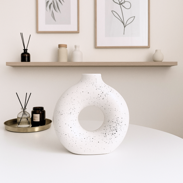 Producto - Florero Nordico Blanco Grande