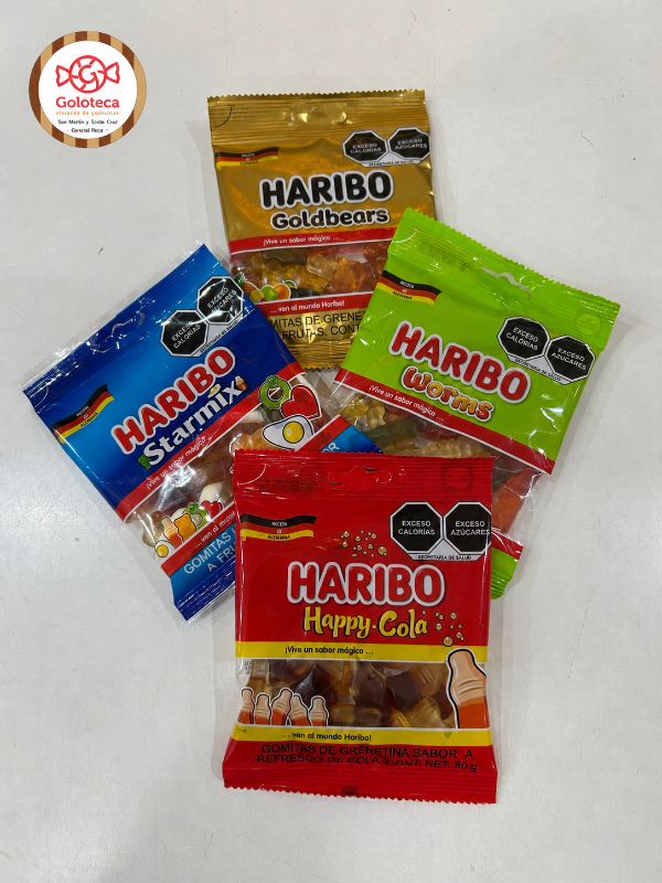 Producto - GOMITAS HARIBO VARIEDADES 80GR