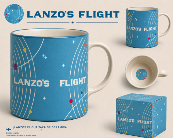 Producto - TAZA - 'LANZOS FLIGHT'
