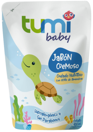 Producto - TUMI BABY Jabón Liquido Cremoso Sin Parabenos DOY PACK 200g (CAJA x24)
