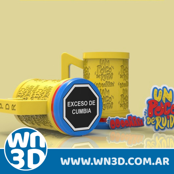 Producto - Jarra Chop 3D Un Poco De Ruido Modelo 2026