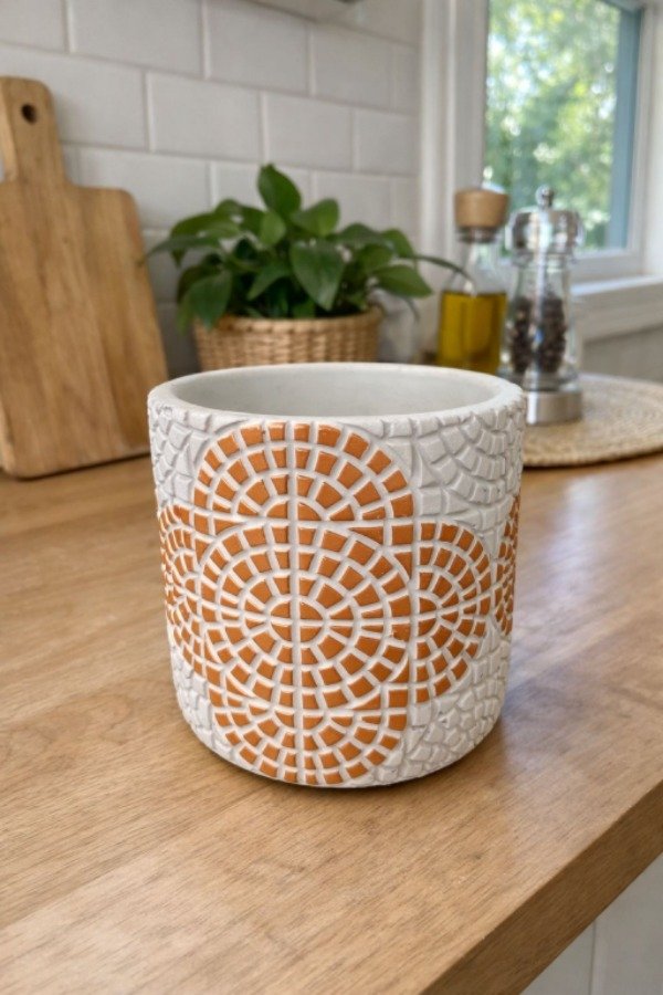 Producto - Maceta con bases de goma 10x10x8 #2