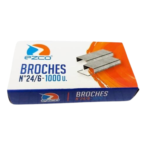 Producto - Broches Ezco N 24 6  Caja x 1000 unidades