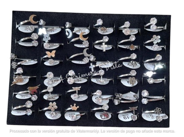 Producto - Anillo formas con diamante c/u