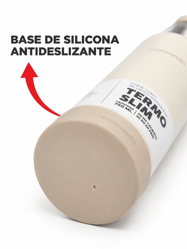 Producto - KIT MATERO MATEANDO - Termo 1 L Mate Beige c/ Bombilla - 4