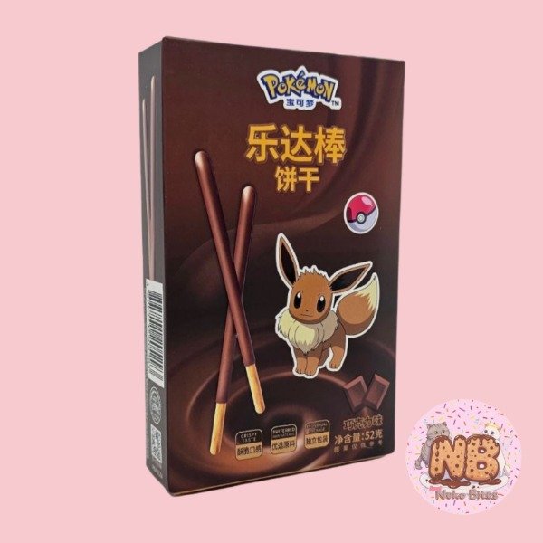 Producto - Pocky Pokemon Eevee y Pikachu Sabor Chocolate