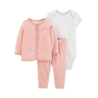 Producto - Trio Micropolar Beba con Campera Rosa