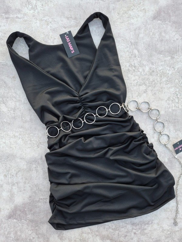 Producto - Vestido escote V y frunze T. 3