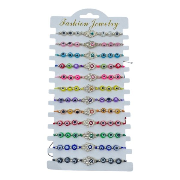 Producto - PULSERA HILO X 12 PCS EN CARD 1895-1