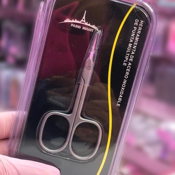 Producto - Tijera Corta Cutículas Premium Amarilla Paris Night