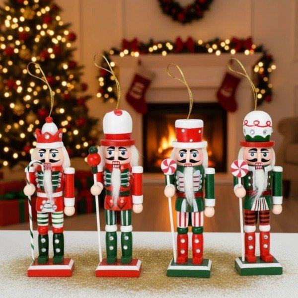 Producto - Cascanueces verde y rojo XL x unidad