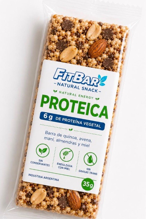 Producto - FIT FRUITS BARRA PROTEICA 30 GRS  10 UNIDADES - 0