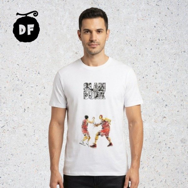 Producto - Remera Slam Dunk Sakuragi y Rukawa