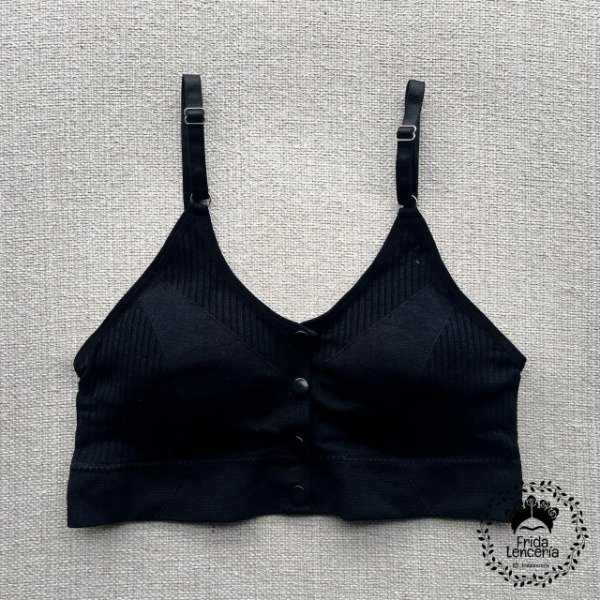 Producto - Top Morley botones Negro